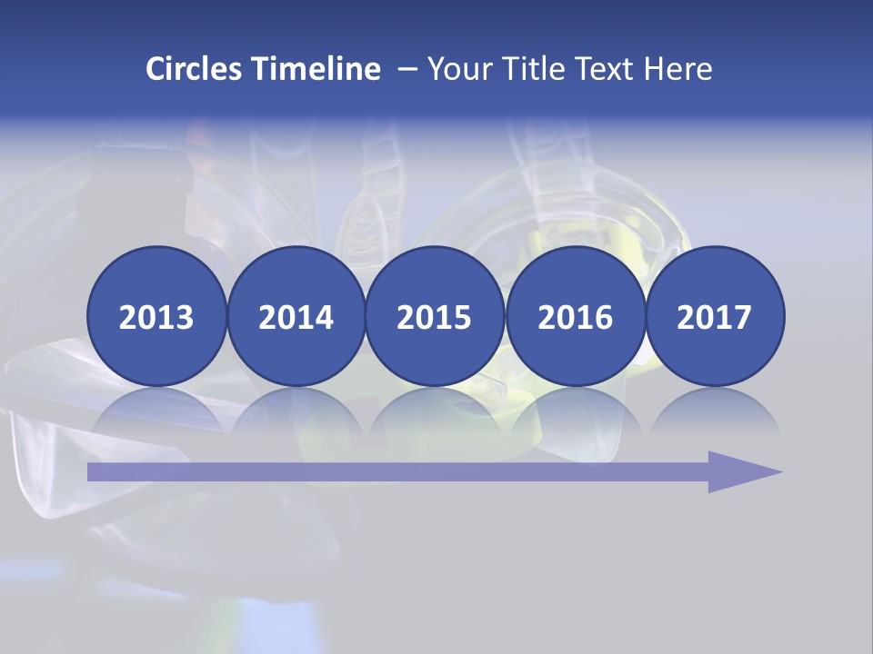 Two Scuba Masks. PowerPoint Template