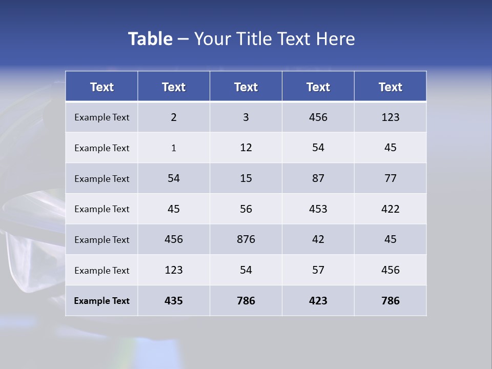 Two Scuba Masks. PowerPoint Template