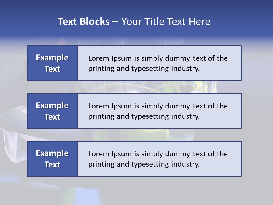 Two Scuba Masks. PowerPoint Template