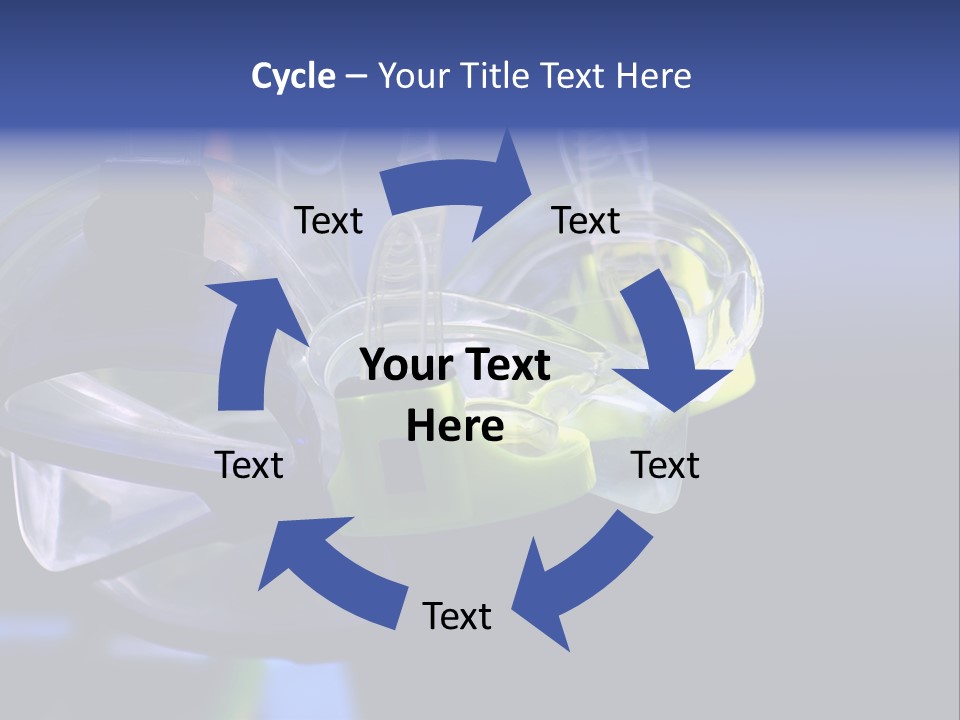 Two Scuba Masks. PowerPoint Template