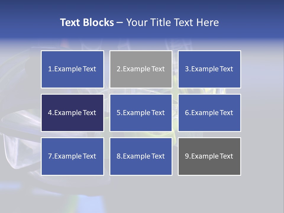 Two Scuba Masks. PowerPoint Template