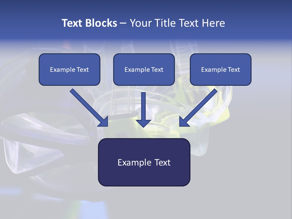 Two Scuba Masks. PowerPoint Template
