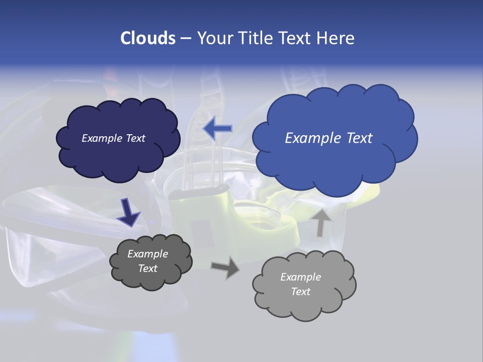 Two Scuba Masks. PowerPoint Template