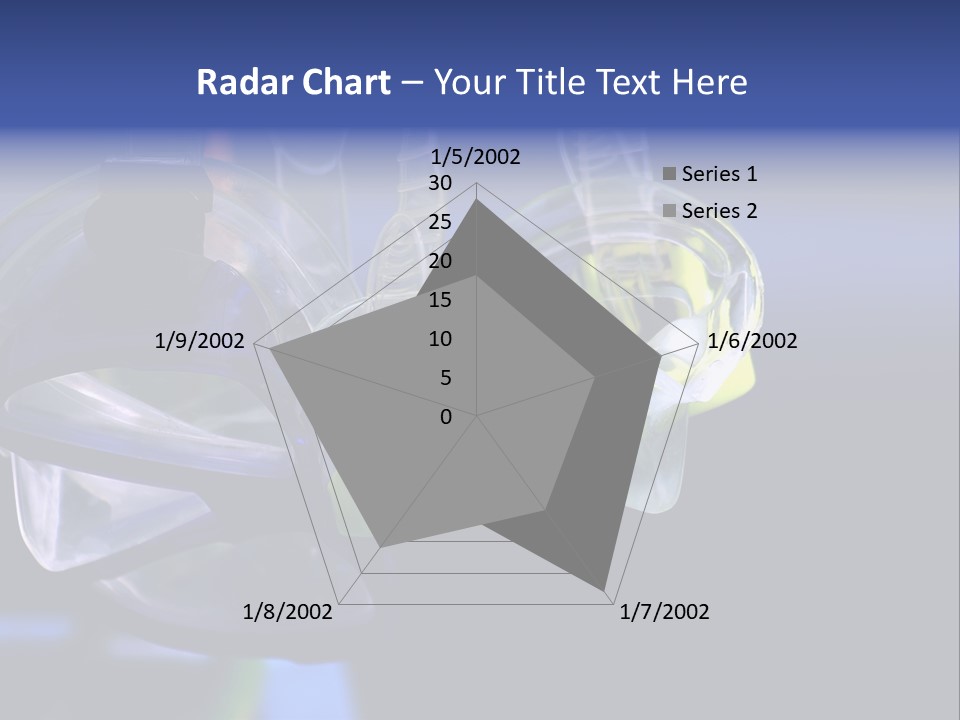 Two Scuba Masks. PowerPoint Template