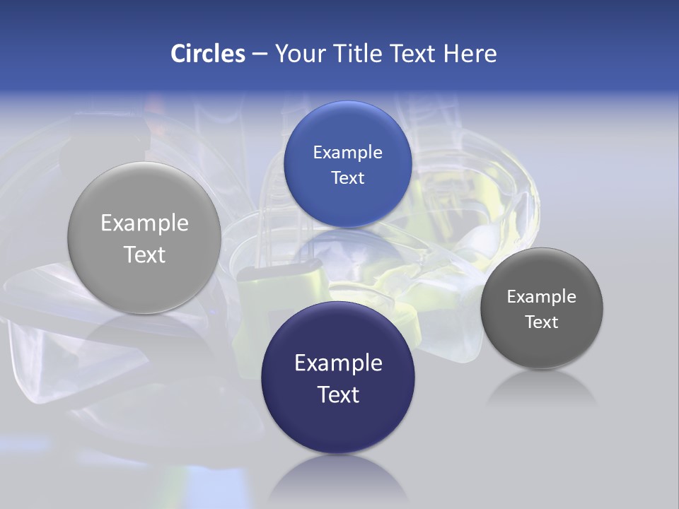 Two Scuba Masks. PowerPoint Template