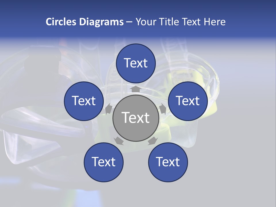 Two Scuba Masks. PowerPoint Template