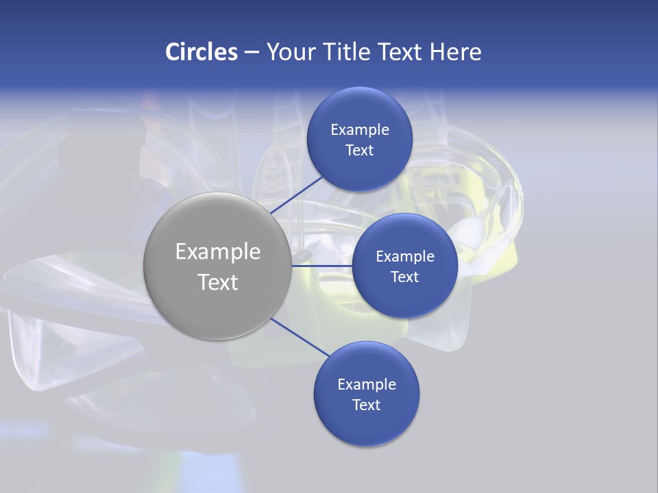 Two Scuba Masks. PowerPoint Template