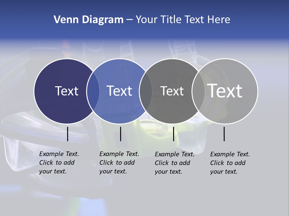 Two Scuba Masks. PowerPoint Template