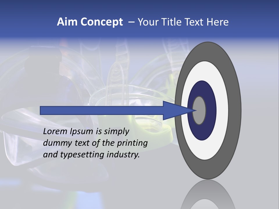 Two Scuba Masks. PowerPoint Template