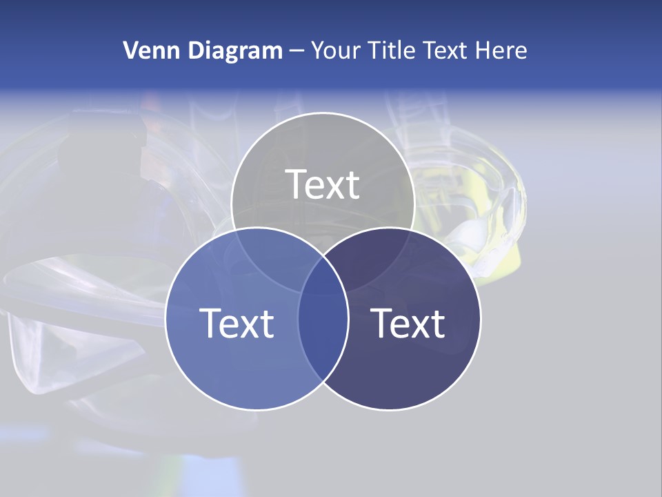 Two Scuba Masks. PowerPoint Template