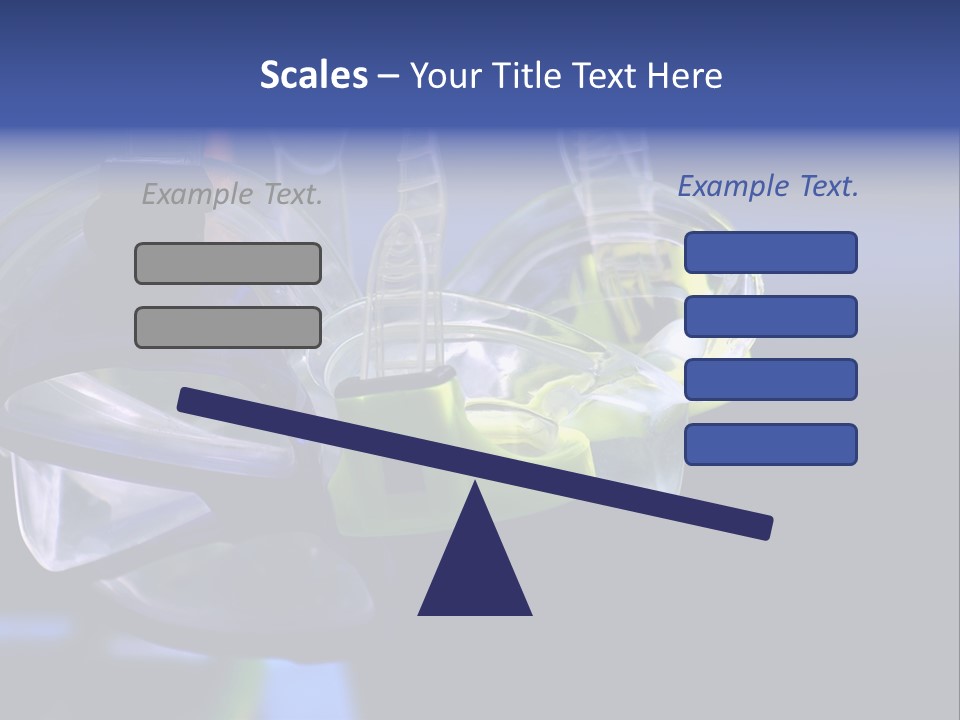 Two Scuba Masks. PowerPoint Template