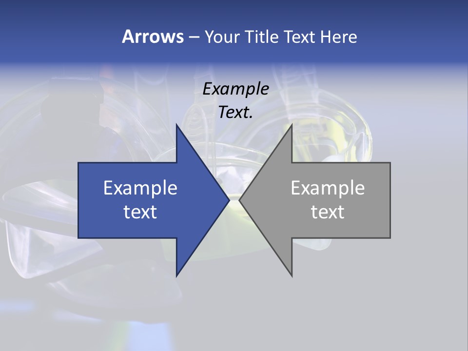 Two Scuba Masks. PowerPoint Template