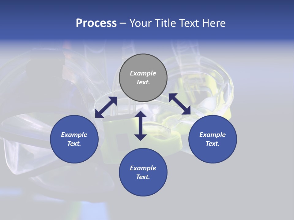 Two Scuba Masks. PowerPoint Template