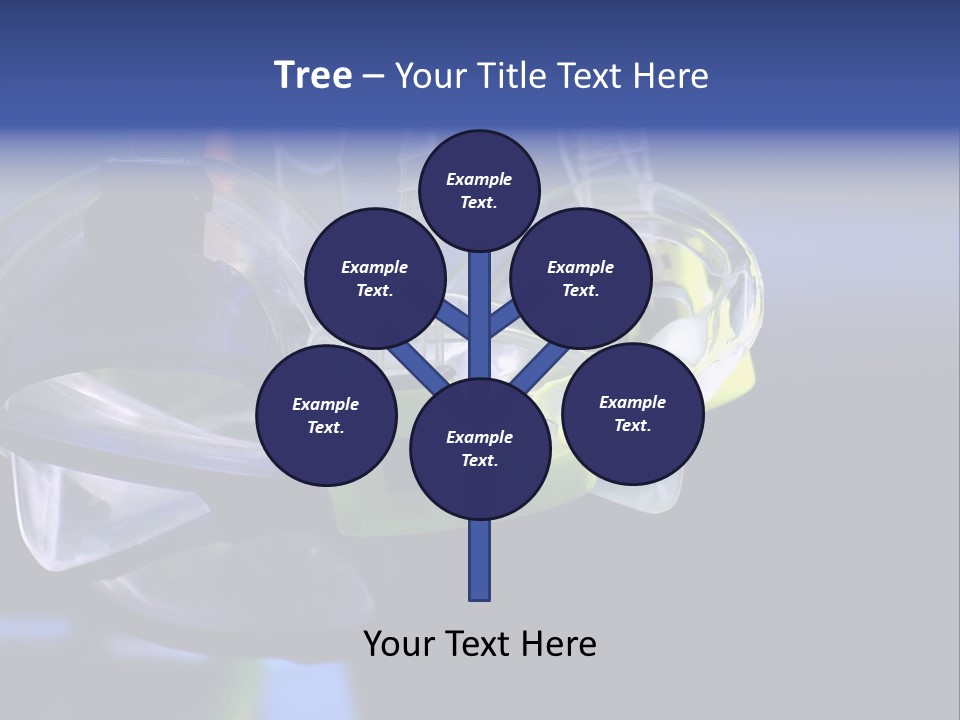 Two Scuba Masks. PowerPoint Template