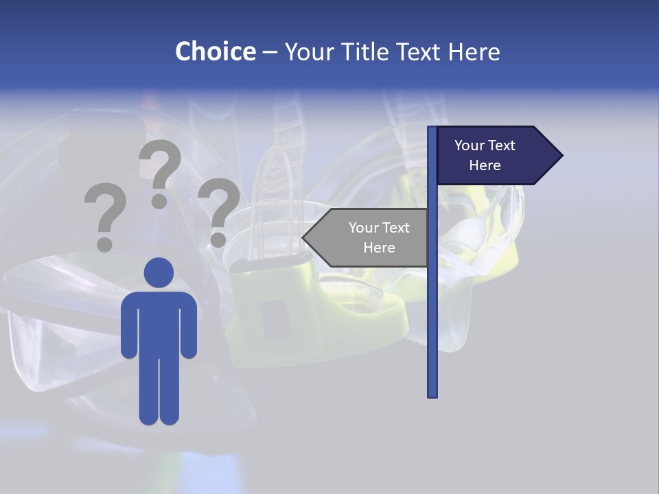 Two Scuba Masks. PowerPoint Template