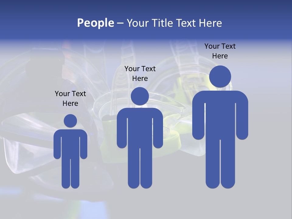 Two Scuba Masks. PowerPoint Template