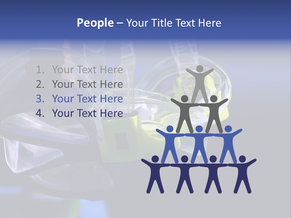 Two Scuba Masks. PowerPoint Template