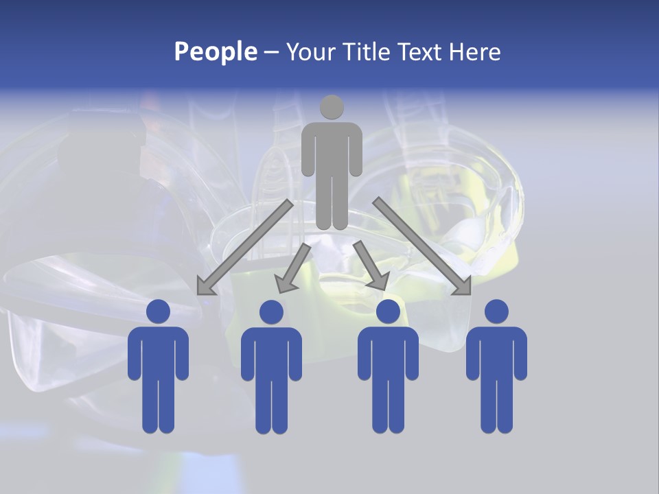 Two Scuba Masks. PowerPoint Template