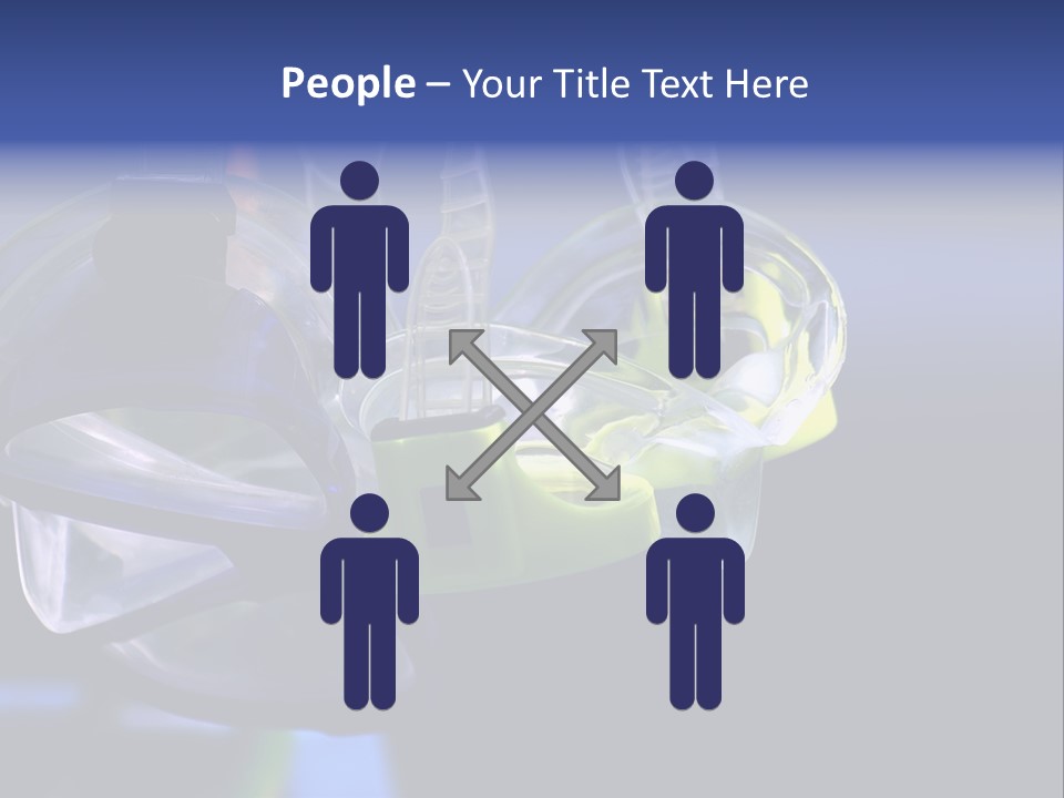 Two Scuba Masks. PowerPoint Template