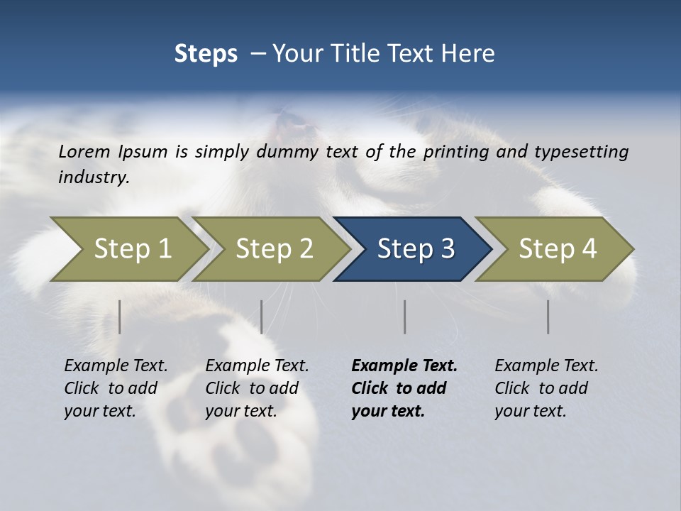 Little Cat PowerPoint Template