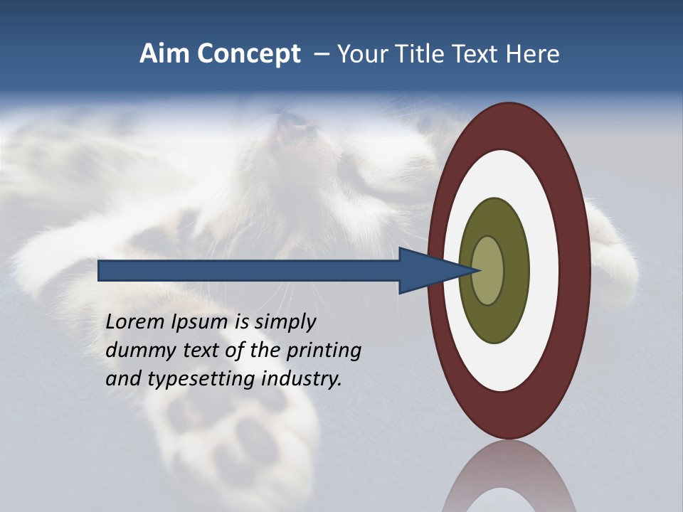 Little Cat PowerPoint Template