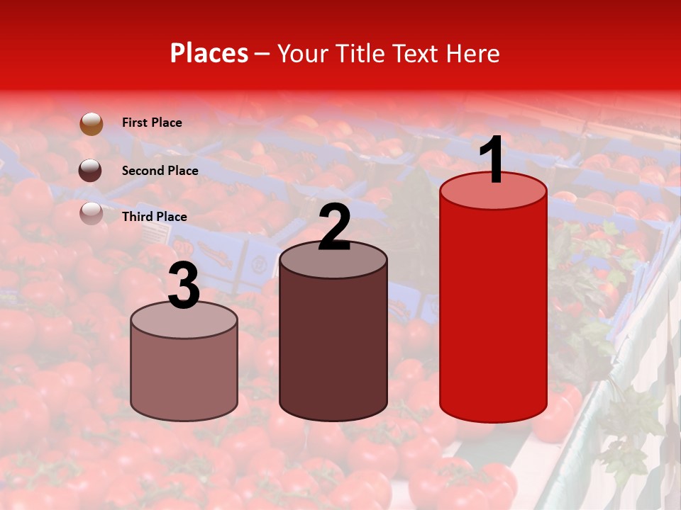 Fruit And Vegetable Stall PowerPoint Template