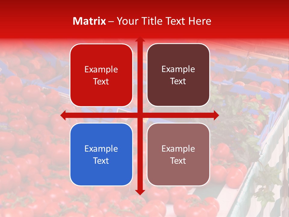 Fruit And Vegetable Stall PowerPoint Template