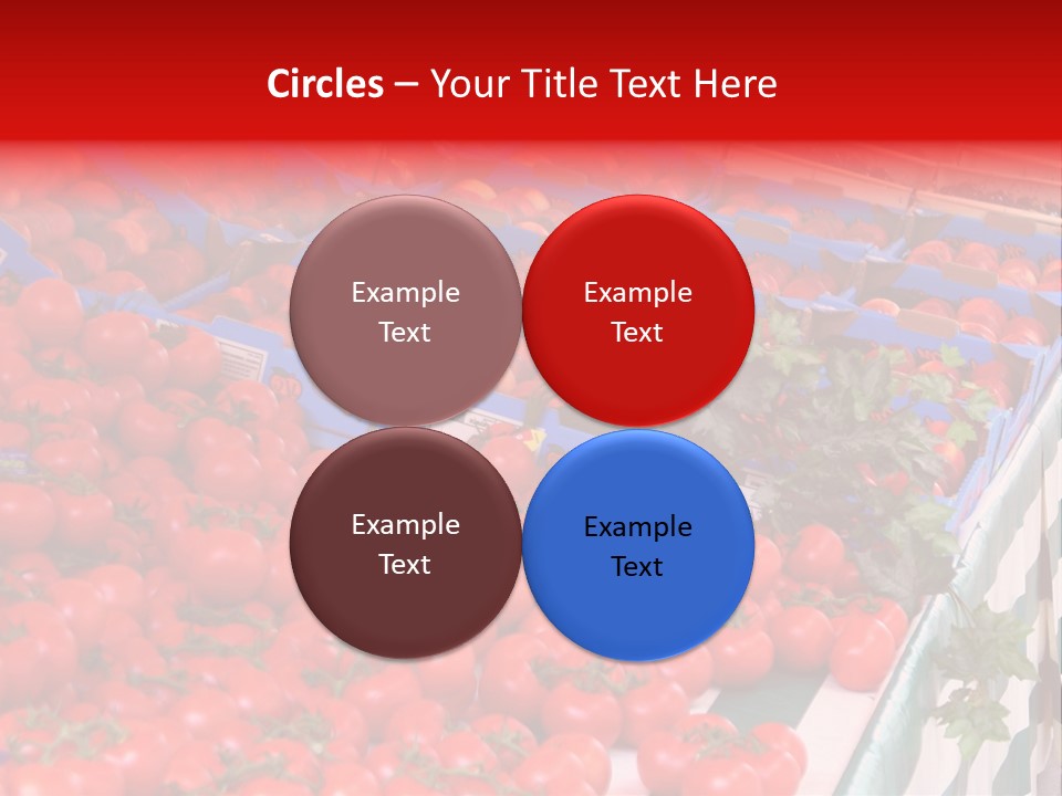 Fruit And Vegetable Stall PowerPoint Template