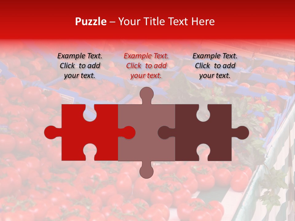 Fruit And Vegetable Stall PowerPoint Template