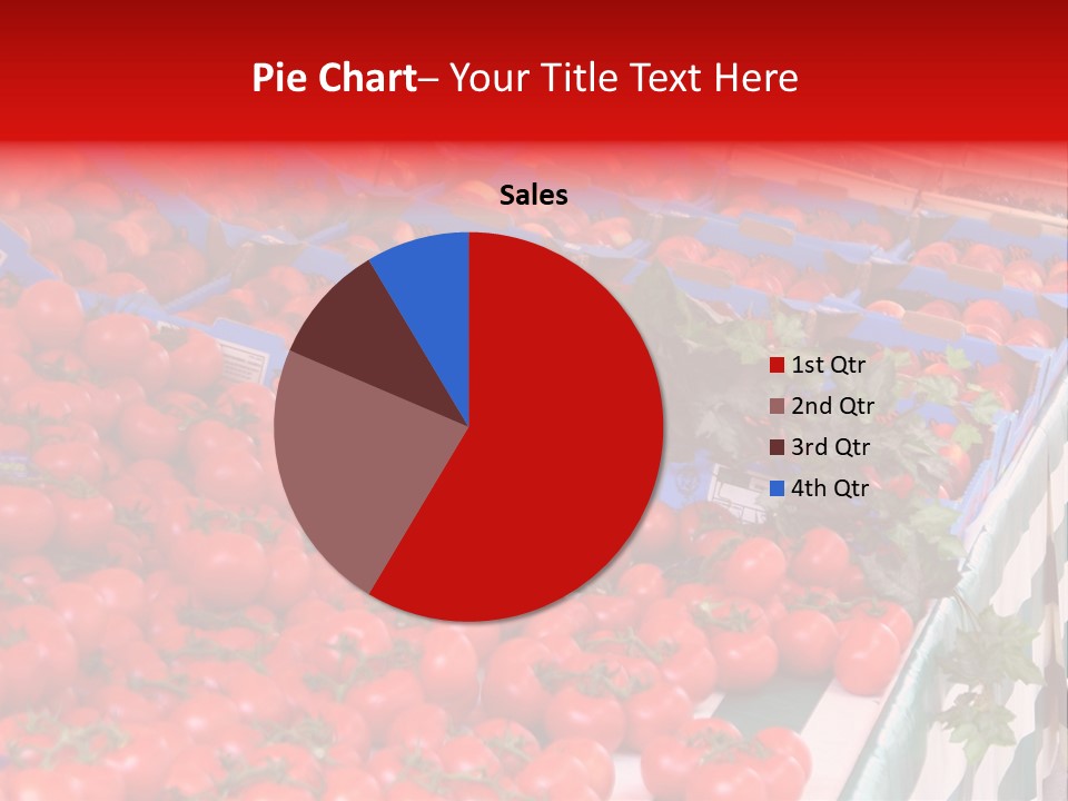 Fruit And Vegetable Stall PowerPoint Template
