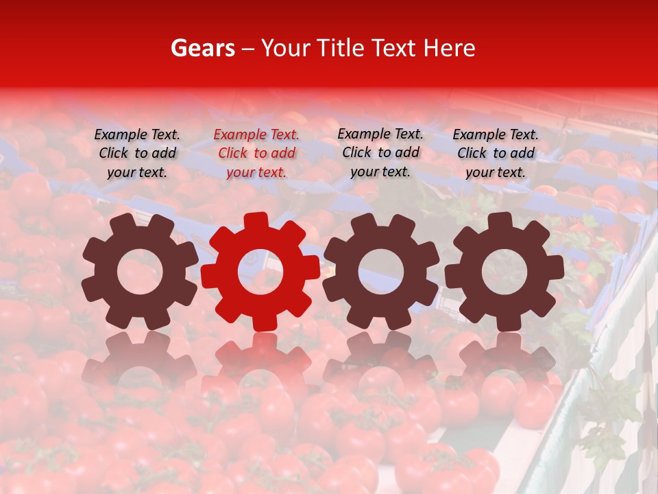 Fruit And Vegetable Stall PowerPoint Template