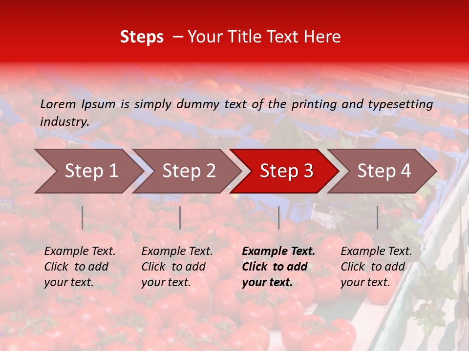 Fruit And Vegetable Stall PowerPoint Template