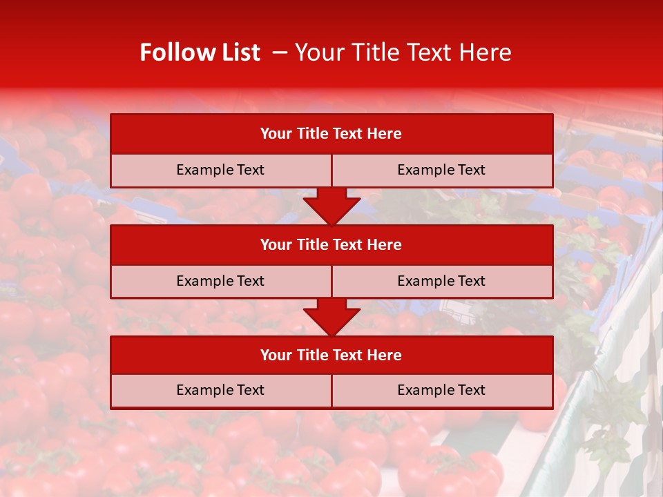 Fruit And Vegetable Stall PowerPoint Template