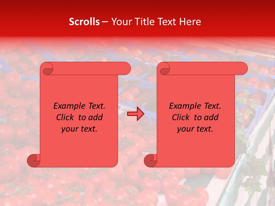Fruit And Vegetable Stall PowerPoint Template