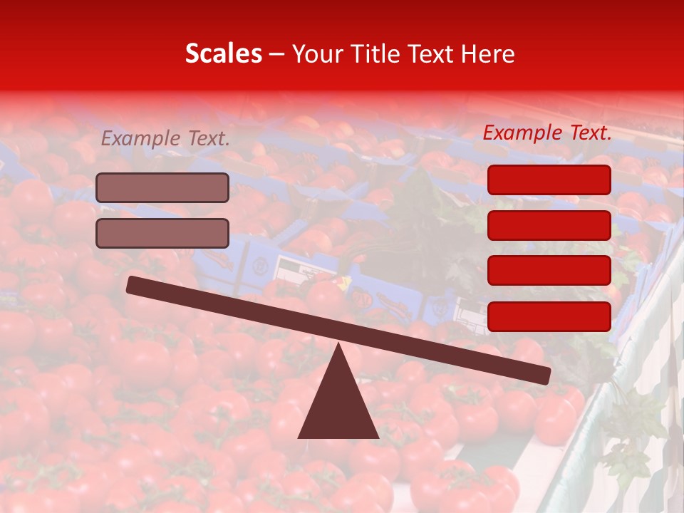 Fruit And Vegetable Stall PowerPoint Template