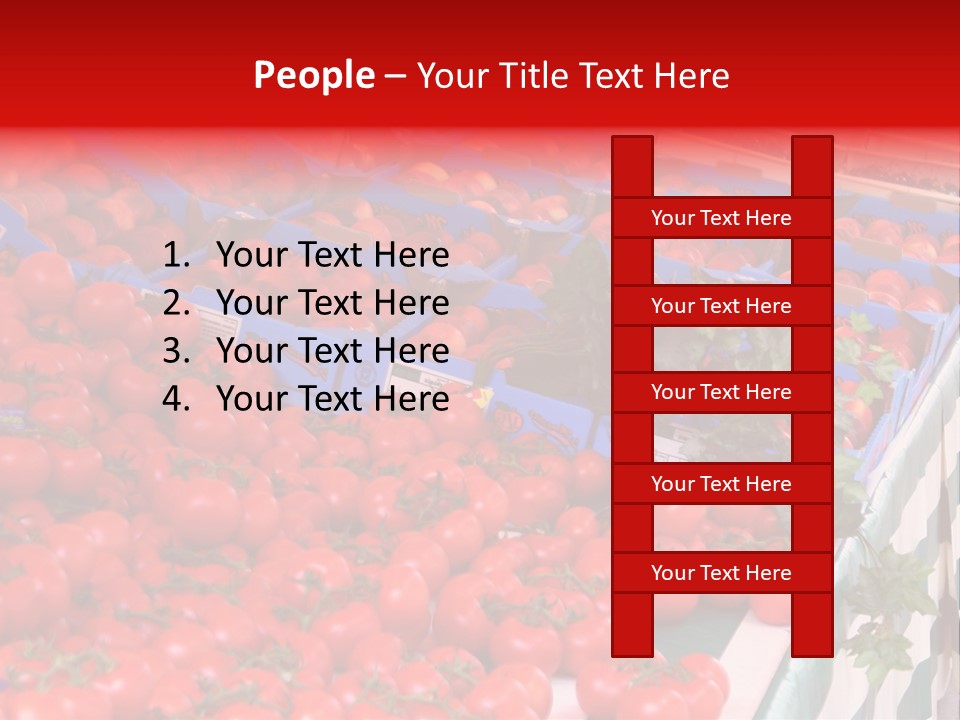 Fruit And Vegetable Stall PowerPoint Template