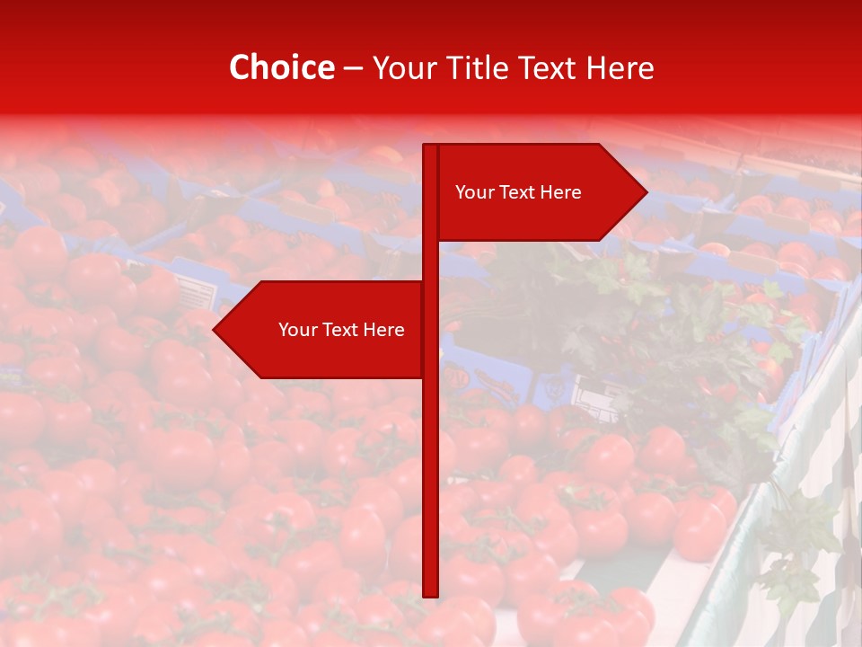Fruit And Vegetable Stall PowerPoint Template