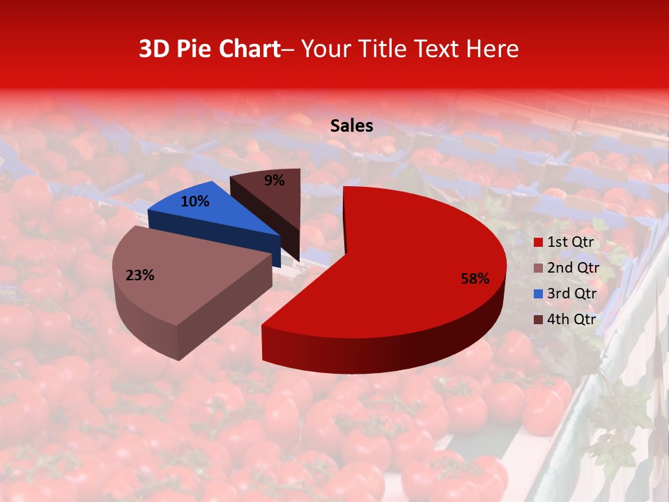 Fruit And Vegetable Stall PowerPoint Template