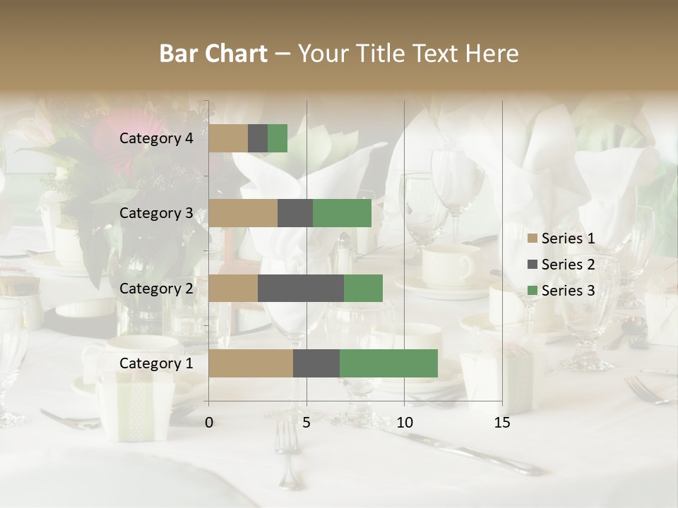 Set Tables With Party Favors PowerPoint Template