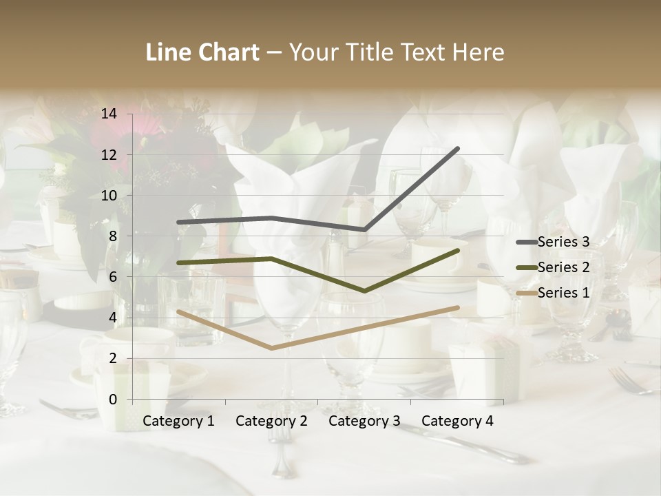 Set Tables With Party Favors PowerPoint Template