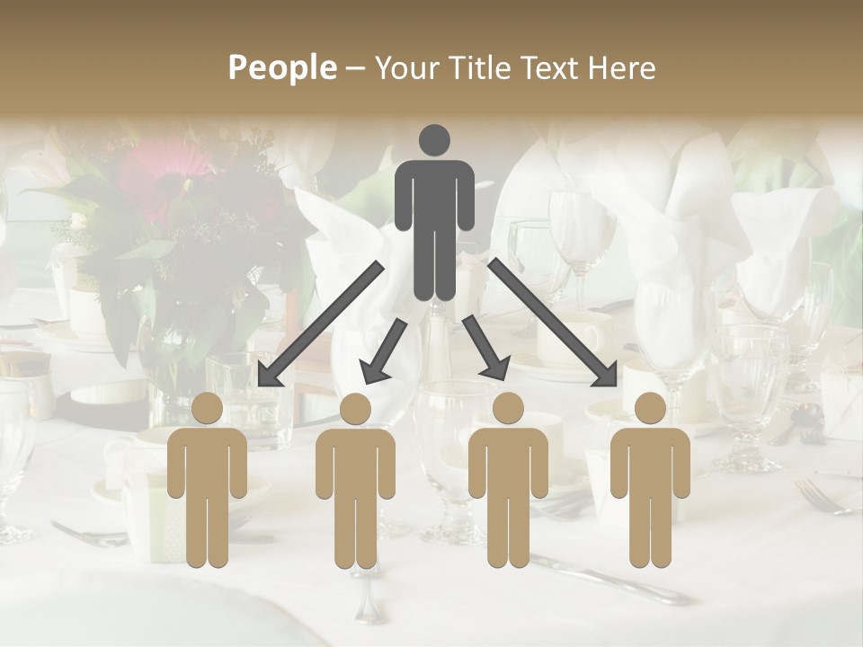 Set Tables With Party Favors PowerPoint Template