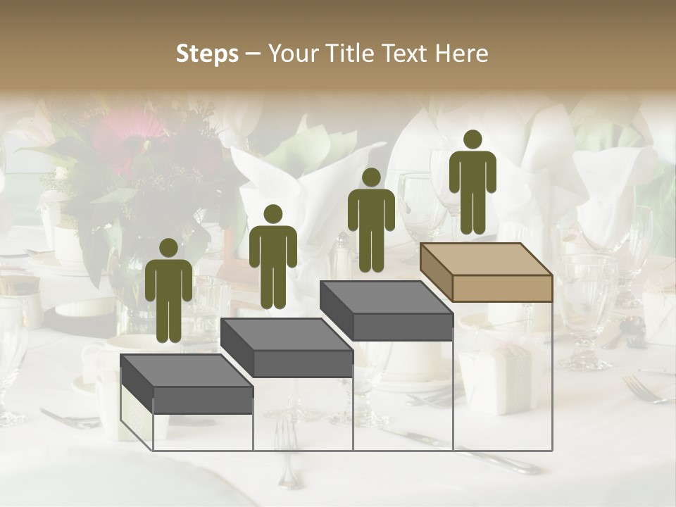 Set Tables With Party Favors PowerPoint Template