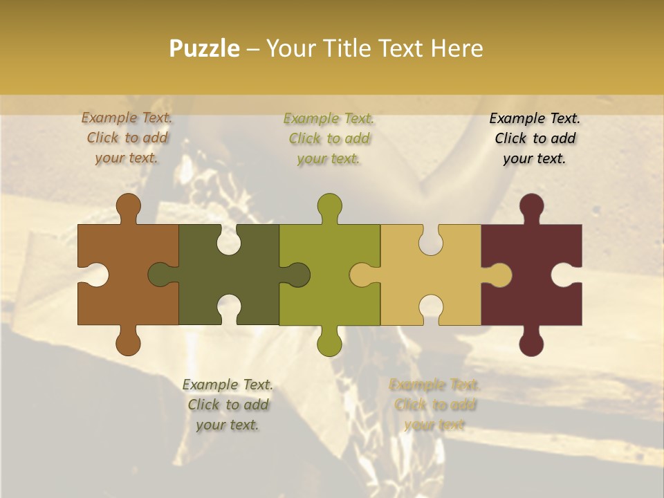 Beautiful Brunette Capturing The Scene On Her Camera... PowerPoint Template