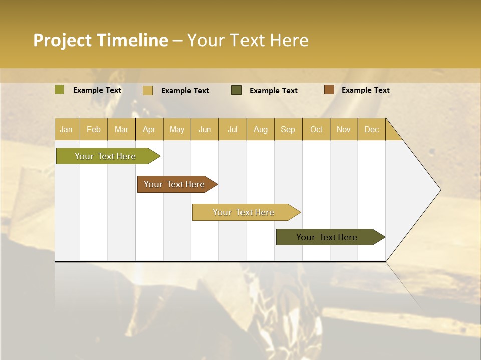 Beautiful Brunette Capturing The Scene On Her Camera... PowerPoint Template