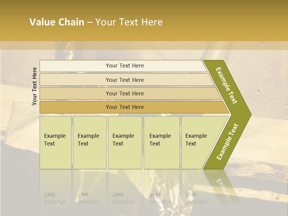 Beautiful Brunette Capturing The Scene On Her Camera... PowerPoint Template