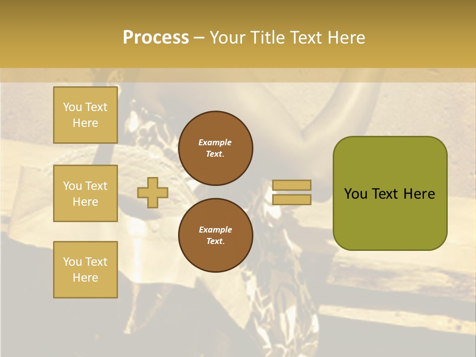 Beautiful Brunette Capturing The Scene On Her Camera... PowerPoint Template