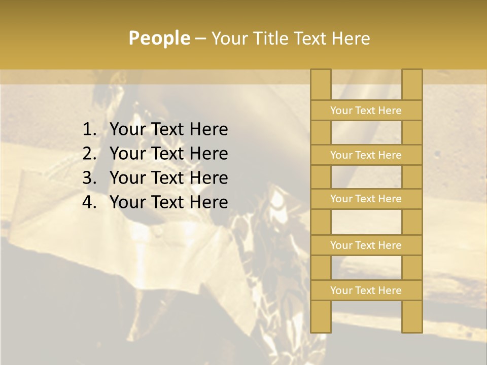 Beautiful Brunette Capturing The Scene On Her Camera... PowerPoint Template