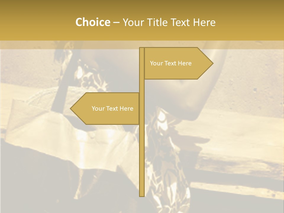 Beautiful Brunette Capturing The Scene On Her Camera... PowerPoint Template