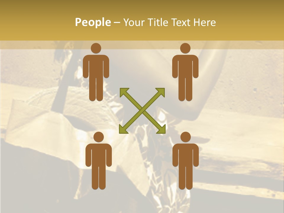 Beautiful Brunette Capturing The Scene On Her Camera... PowerPoint Template