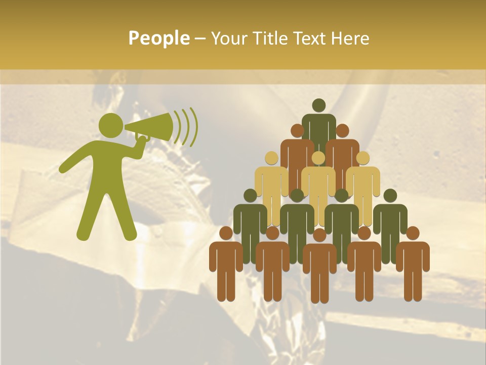 Beautiful Brunette Capturing The Scene On Her Camera... PowerPoint Template